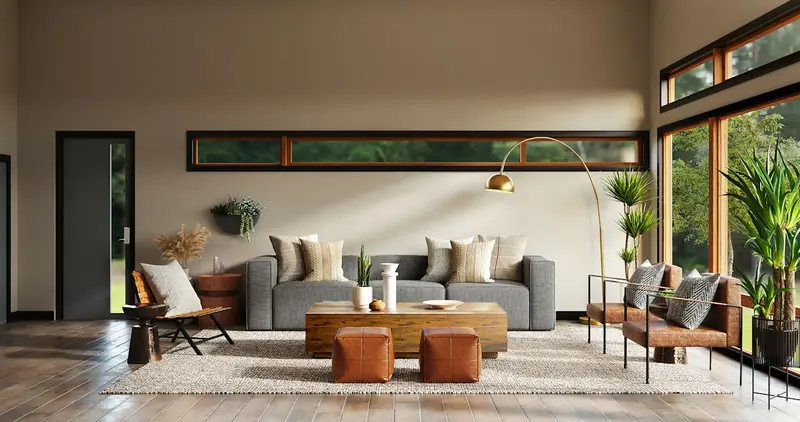 Smart home control panel dengan integrasi lengkap